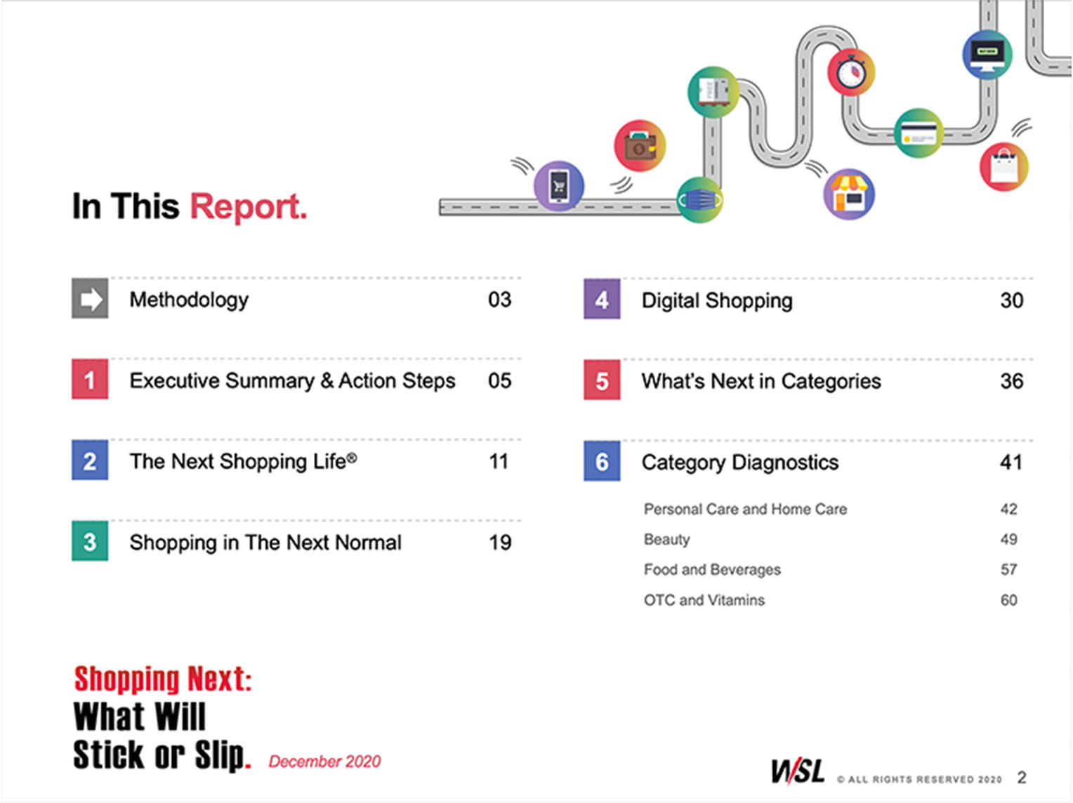 Shopping Next: What Will Stick or Slip Report Sample 1