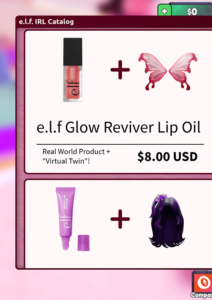 WSL Top Innovator ELF Beauty online store via Roblox