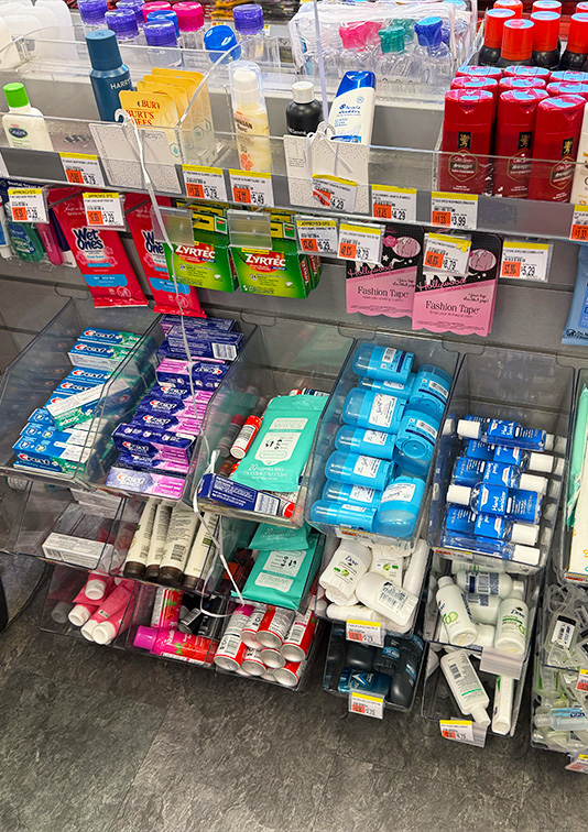 WSL Top Innovator featuring Duane Reade's convenient travel minis near checkout