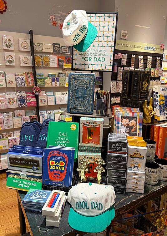 WSL Top Innovator featuring Paper Source's Father's Day display