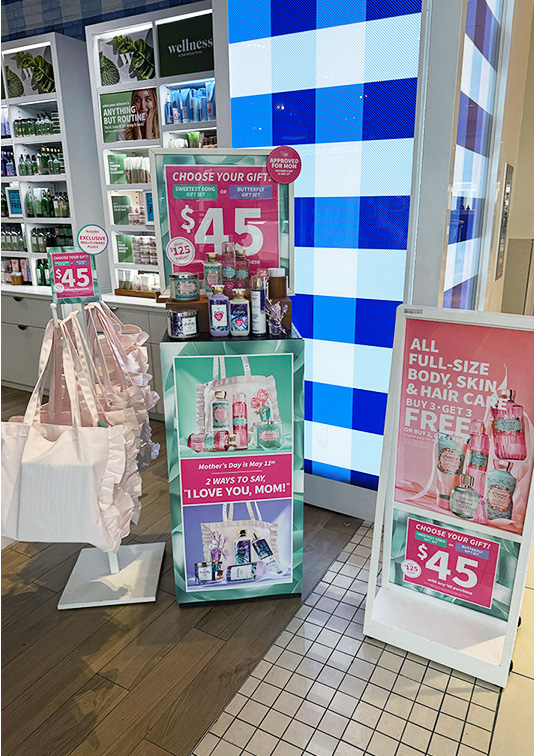 WSL Top Innovator featuring Bath & Body Works' choose your gift bundles