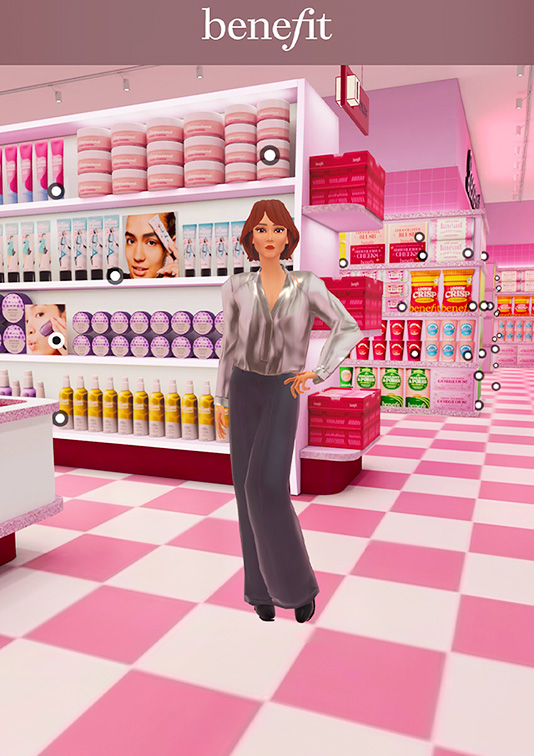 WSL Top Innovator featuring Benefit's virtual 3D shopping experience, Benemart