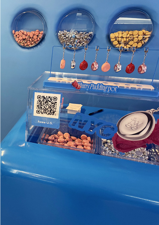 WSL Top Innovator featuring Fwee's first US store offering free blush keychains with purchases