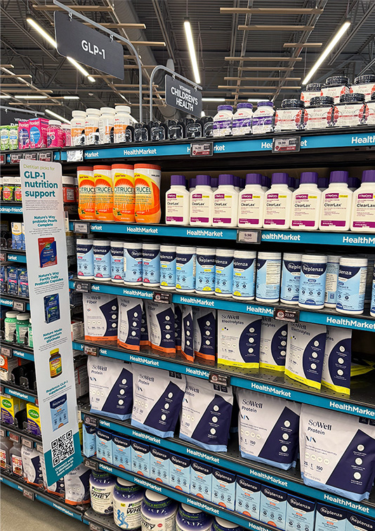 WSL Top Innovator featuring Gretna Hy-Vee's “Health Market,” which features a variety of sub-categories like allergen-free, keto, and GLP-1 products