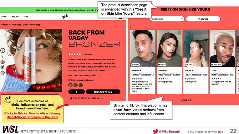 Paths to Beauty Retail Safari sample slide