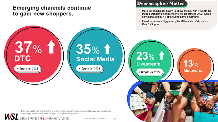 Paradox of the New Shopping World sample slide 1