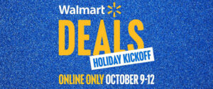 Walmart Holiday Kickoff Deals banner