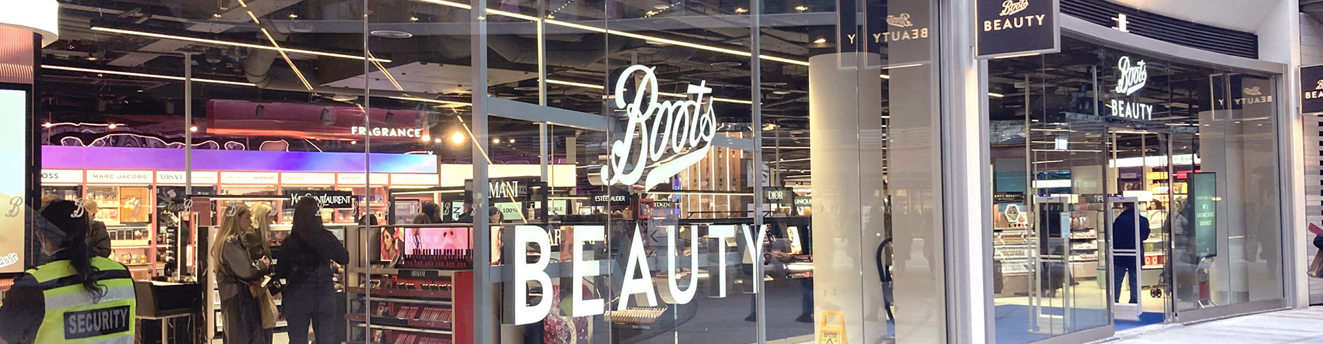 Boots Beauty Retail Safari main banner of storefront