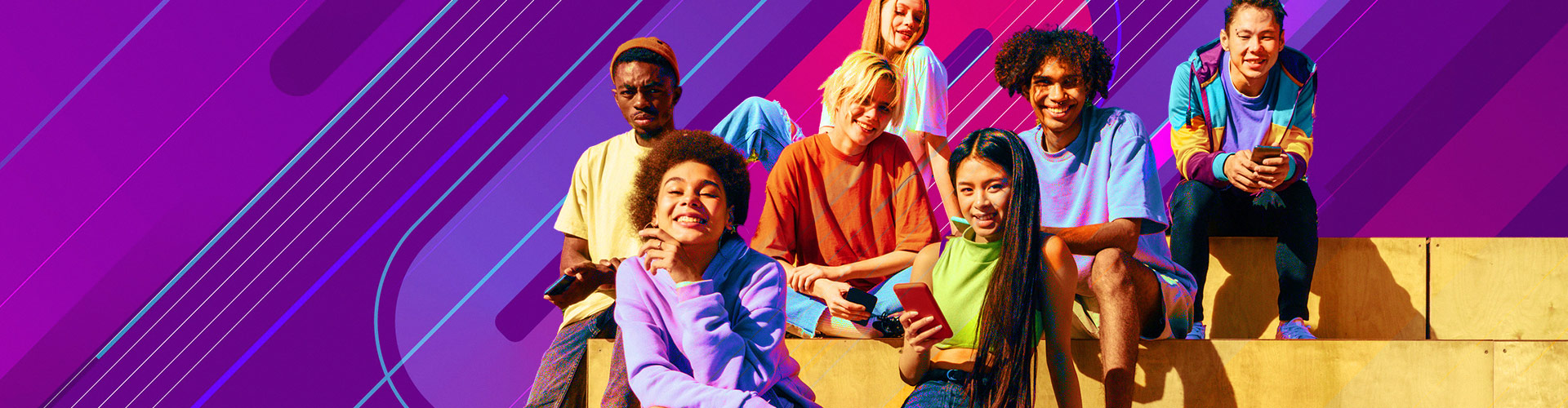 Main banner for 70 Million Gen Z are Coming blog featuring diverse group of smiling young adults