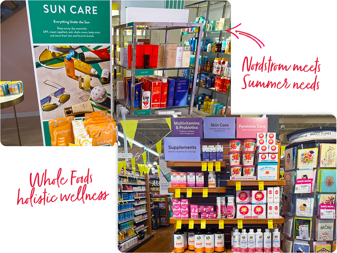 May Retail Safari® newsletter sample featuring Nordstrom and Whole Foods